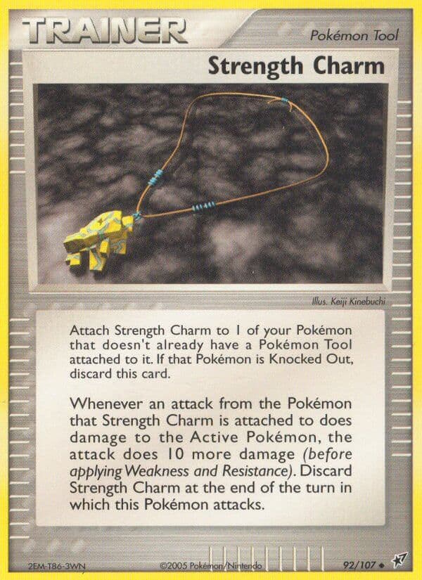 Strength Charm — Deoxys Pokémon card