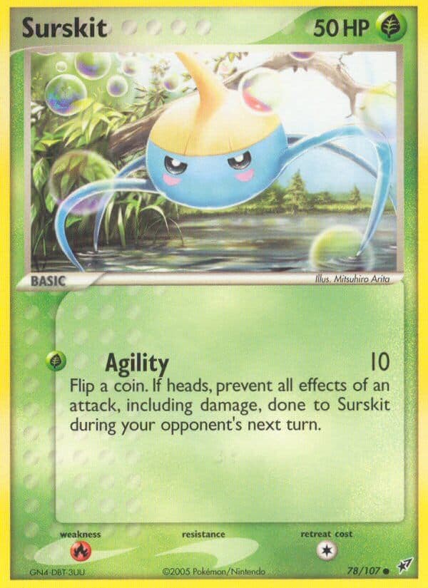 Surskit — Deoxys Pokémon card