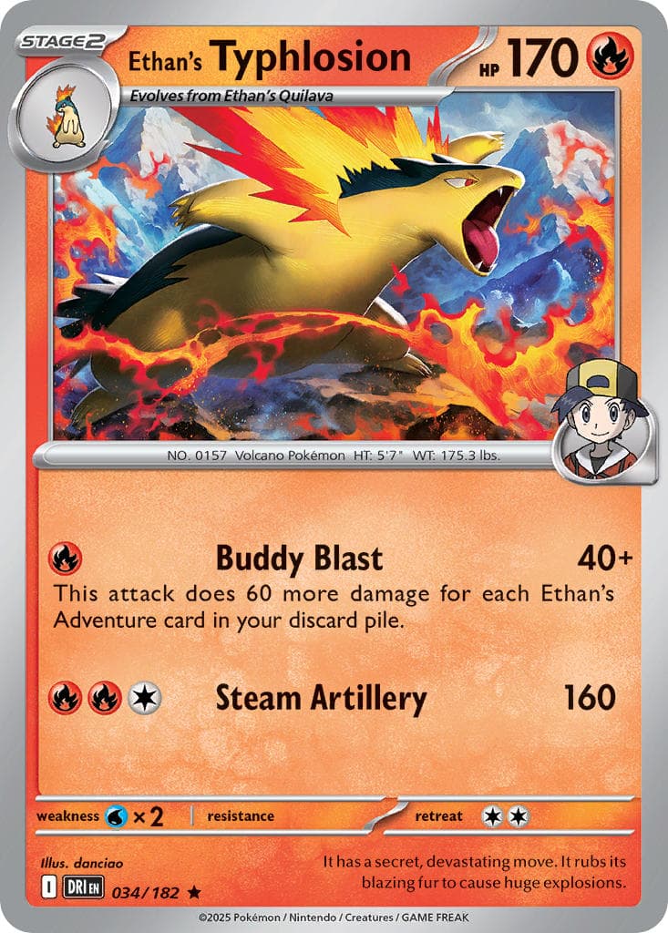 Ethan's Typhlosion — Destined Rivals