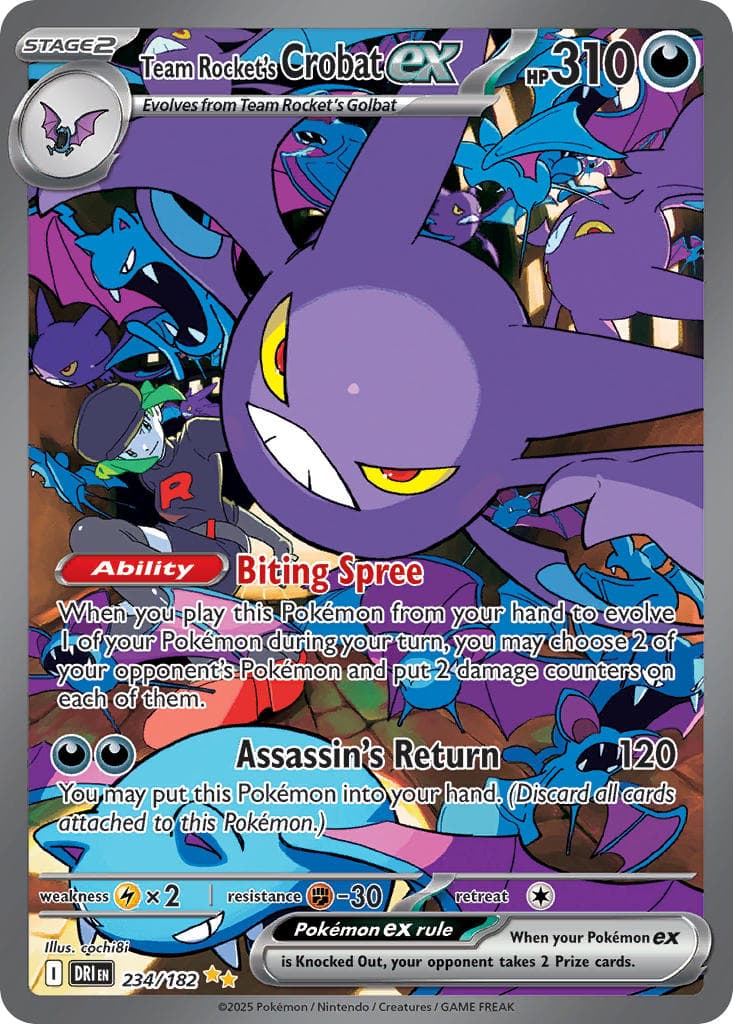 Team Rocket's Crobat ex — Destined Rivals