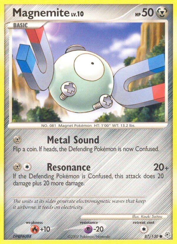 Magnemite — Diamond & Pearl Pokémon card