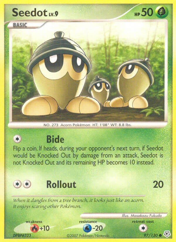 Seedot — Diamond & Pearl Pokémon card