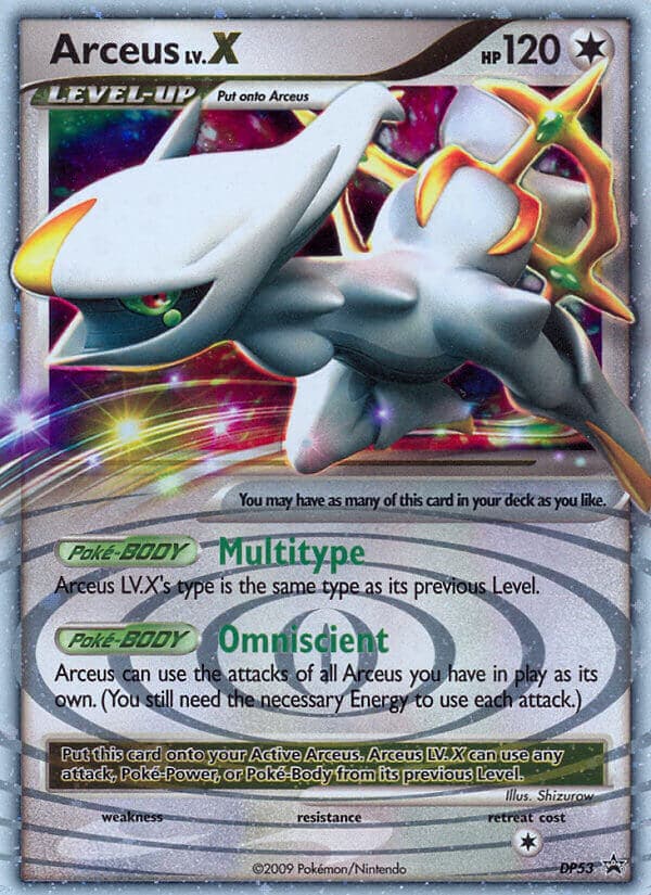 Arceus Lvx — Diamond Pearl Promos