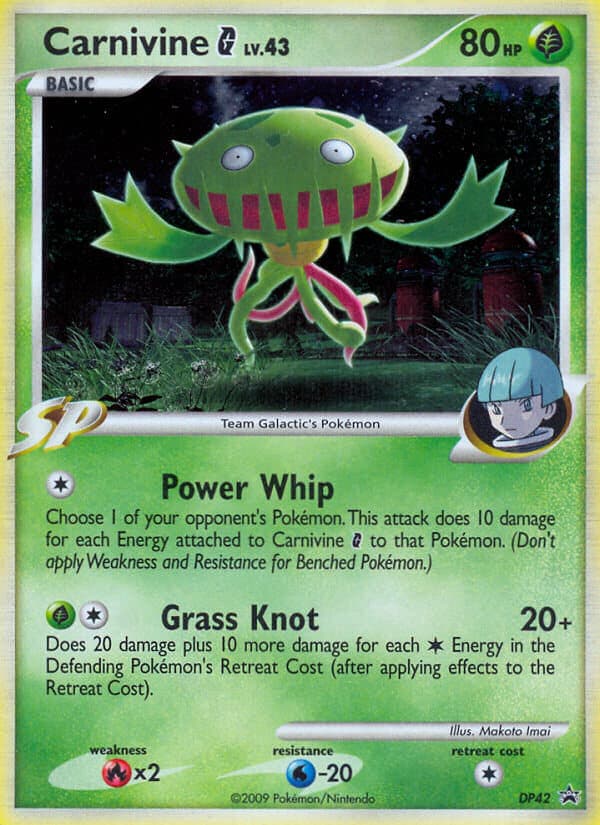 Carnivine G — Diamond Pearl Promos Pokémon card