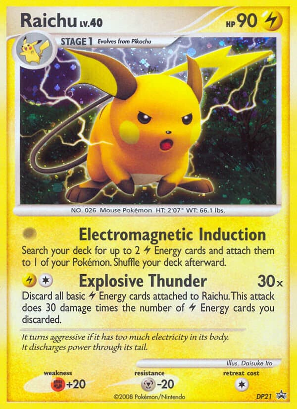 Raichu — Diamond Pearl Promos