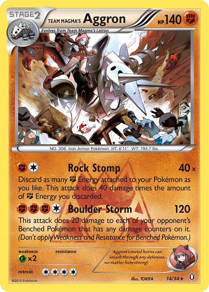 Team Magmas Aggron — Double Crisis