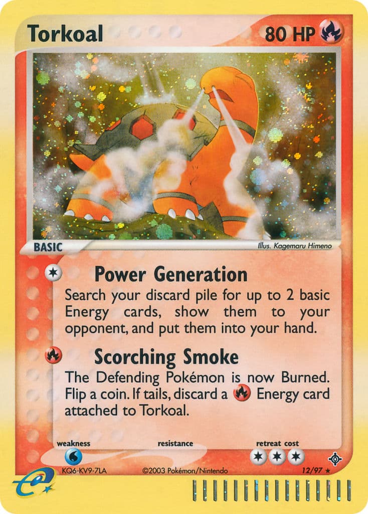 Torkoal — Dragon Pokémon card
