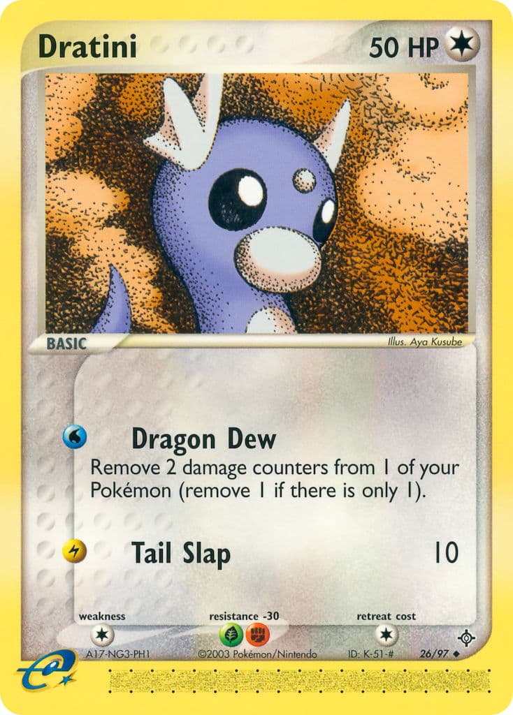 Dratini — Dragon Pokémon card