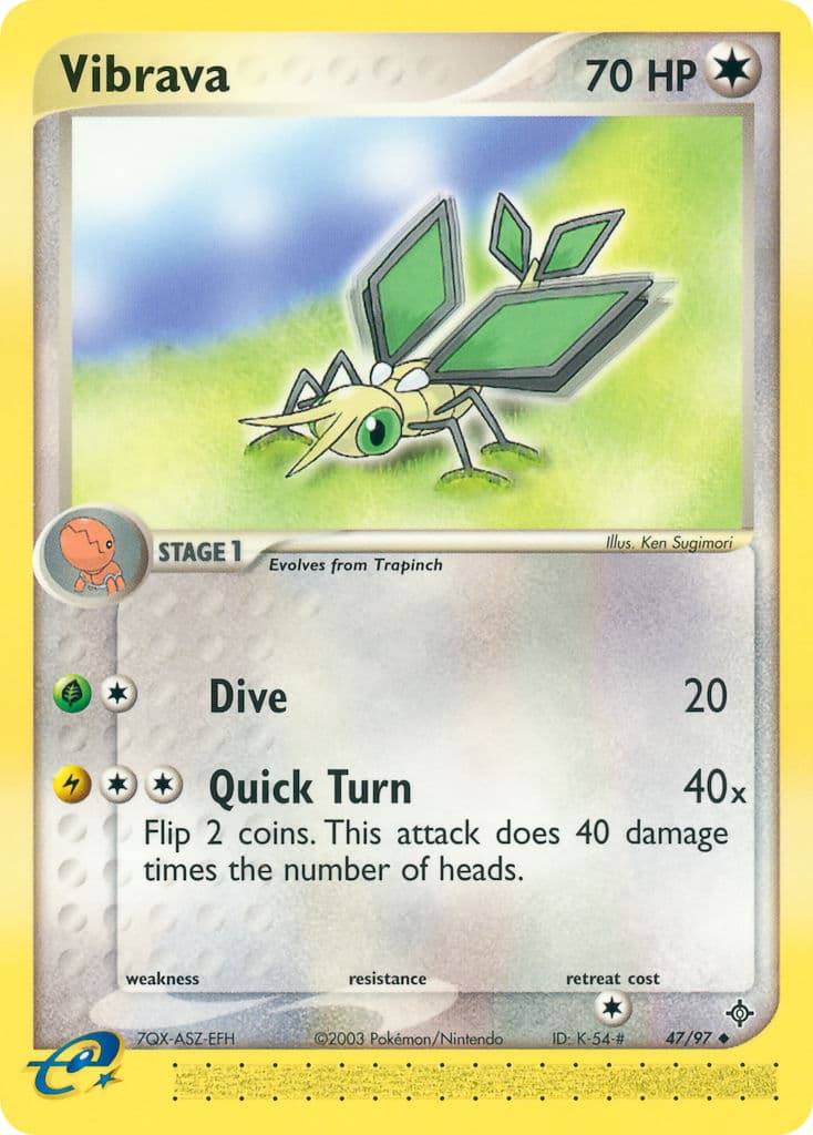 Vibrava — Dragon Pokémon card