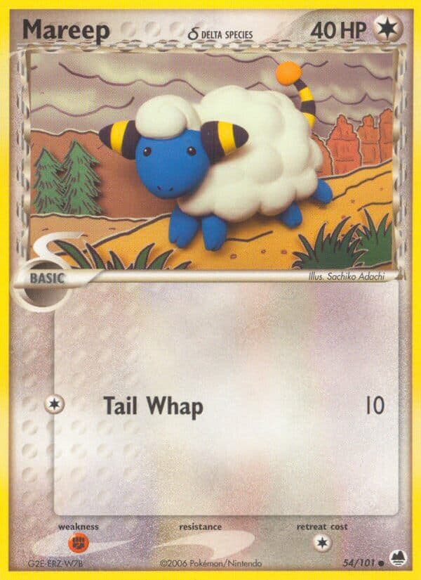 Mareep Delta — Dragon Frontiers Pokémon card