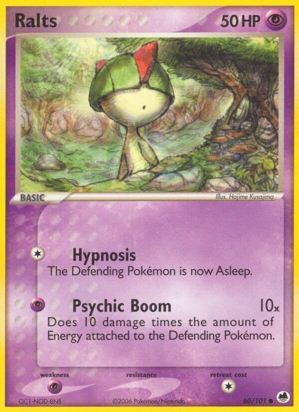 Ralts — Dragon Frontiers Pokémon card