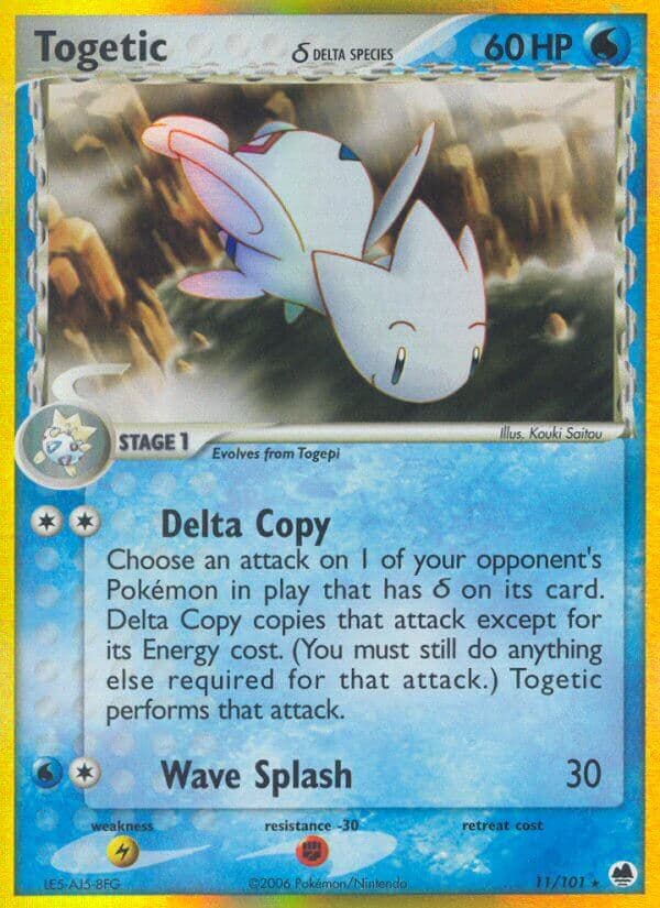 Togetic Delta — Dragon Frontiers Pokémon card