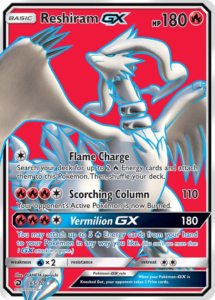 Reshiram Gx — Dragon Majesty