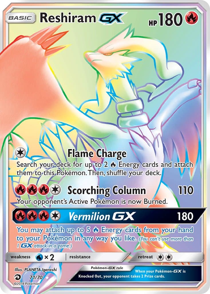 Reshiram Gx — Dragon Majesty