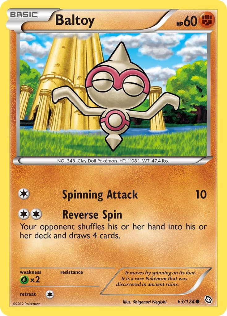 Baltoy — Dragons Exalted Pokémon card