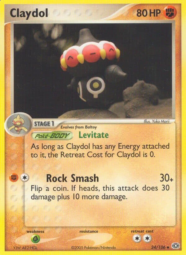 Claydol — Emerald Pokémon card
