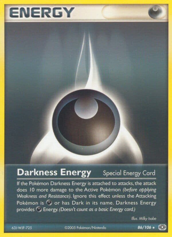Darkness Energy — Emerald Pokémon card