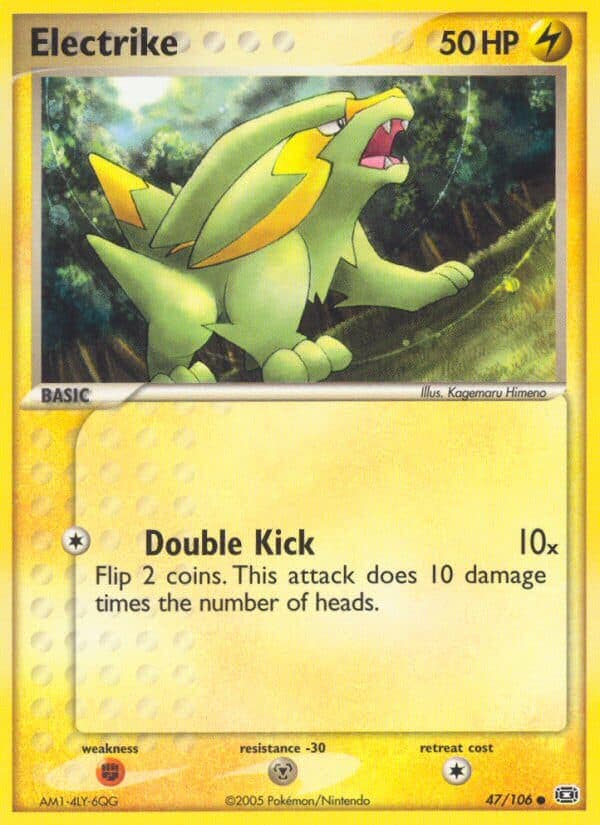 Electrike — Emerald Pokémon card