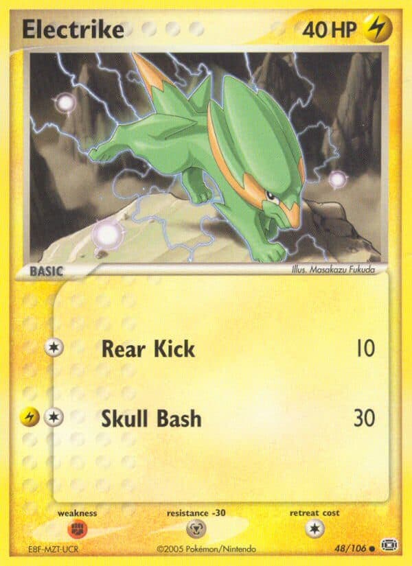 Electrike — Emerald Pokémon card