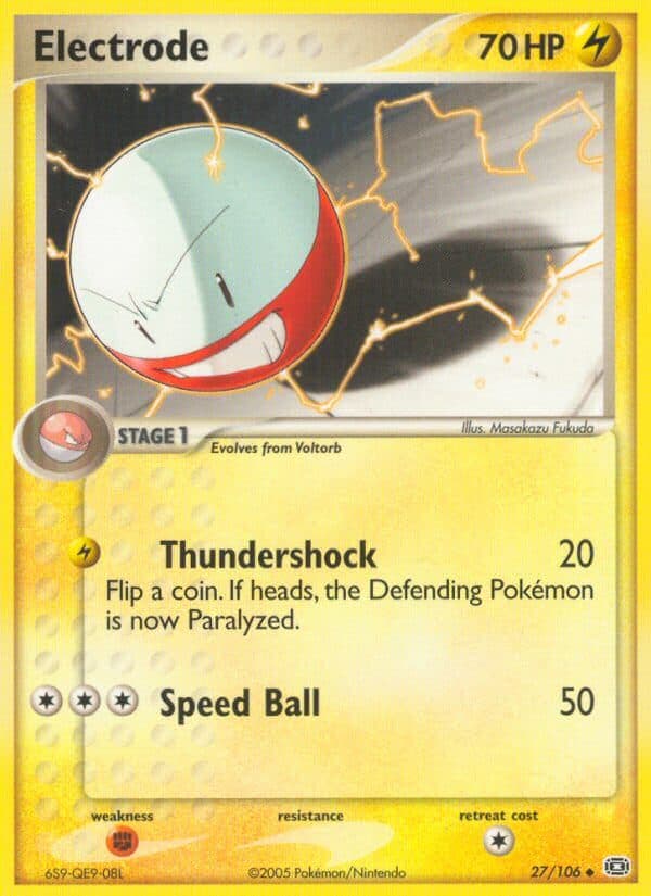 Electrode — Emerald Pokémon card