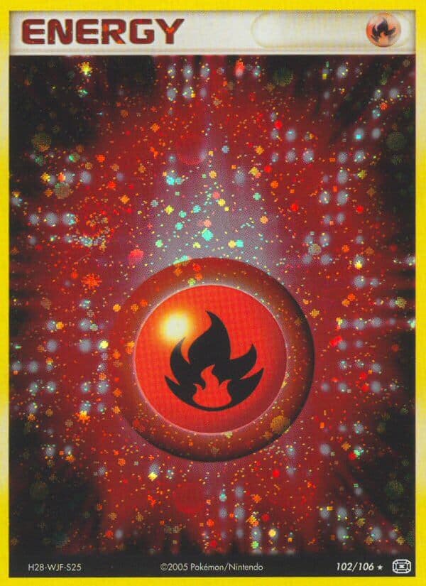 Fire Energy — Emerald Pokémon card