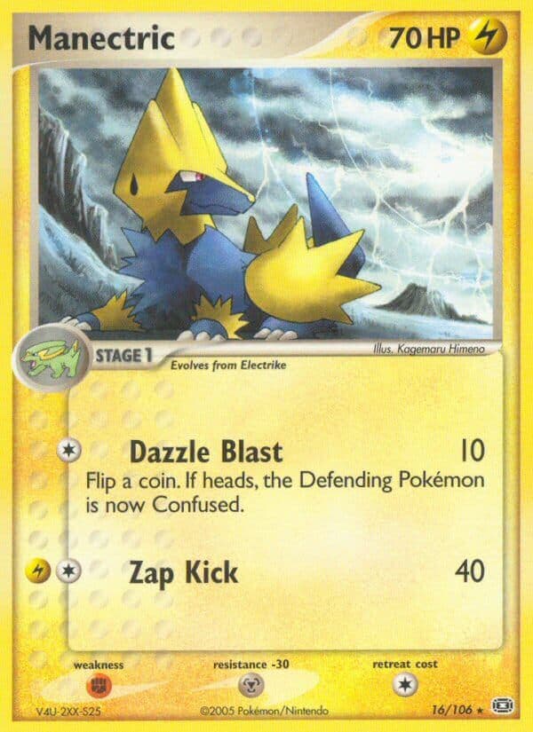 Manectric — Emerald Pokémon card