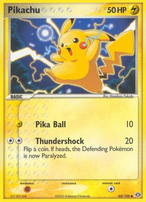 Pikachu — Emerald Pokémon card