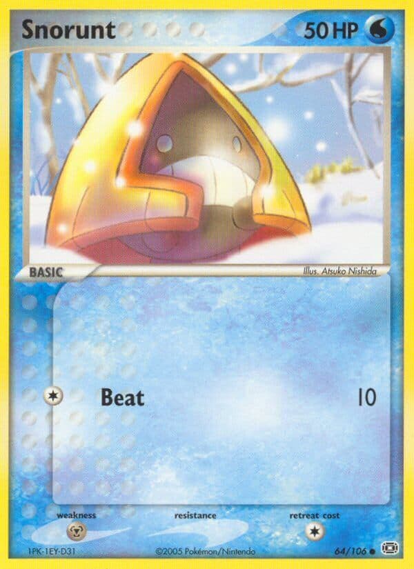 Snorunt — Emerald Pokémon card