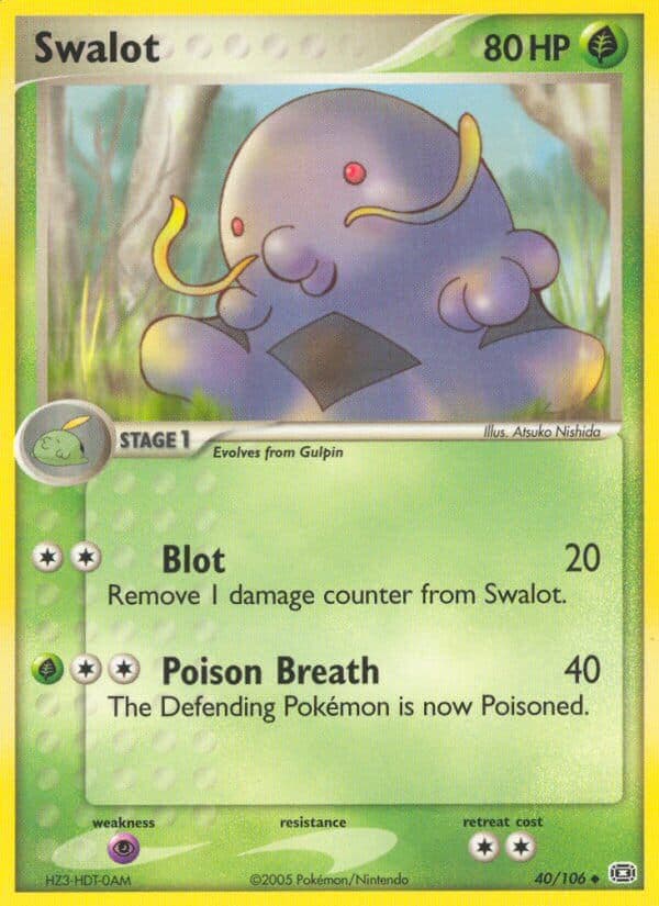 Swalot — Emerald Pokémon card