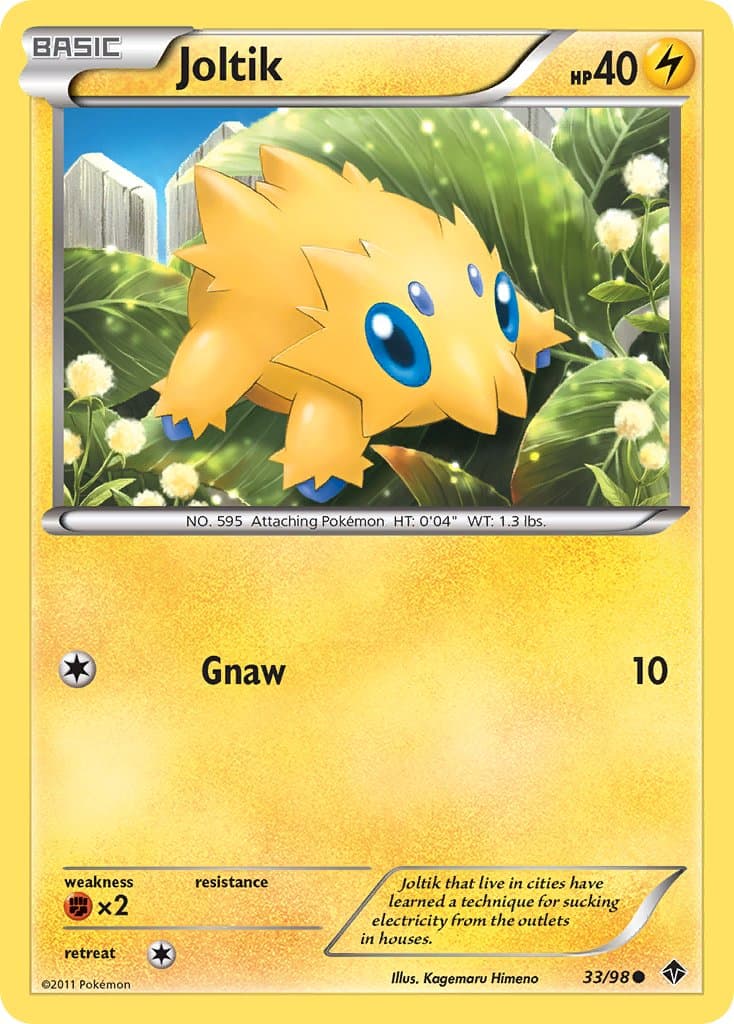 Joltik — Emerging Powers Pokémon card