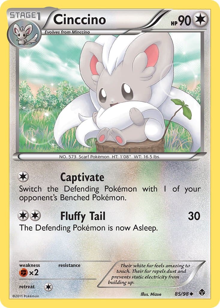 Cinccino — Emerging Powers Pokémon card