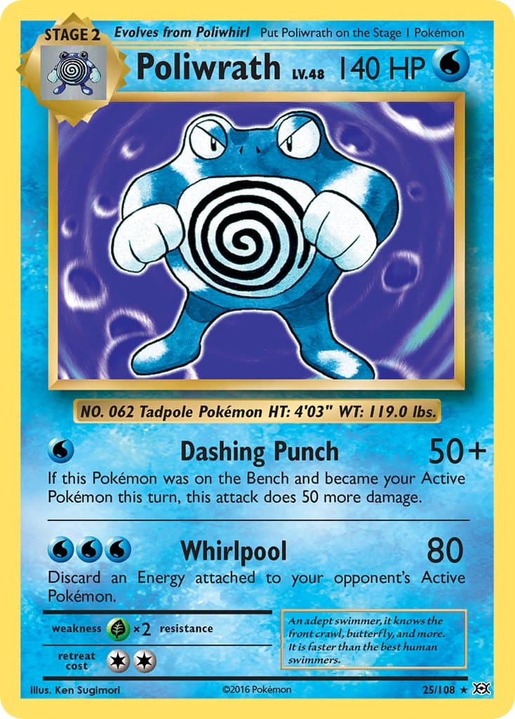 Poliwrath — Evolutions