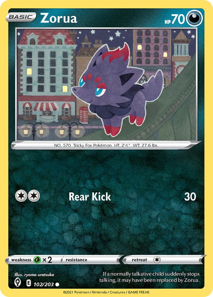 Zorua — Evolving Skies