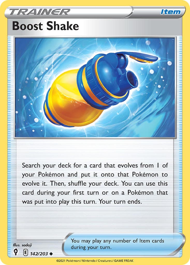 Boost Shake — Evolving Skies Pokémon card