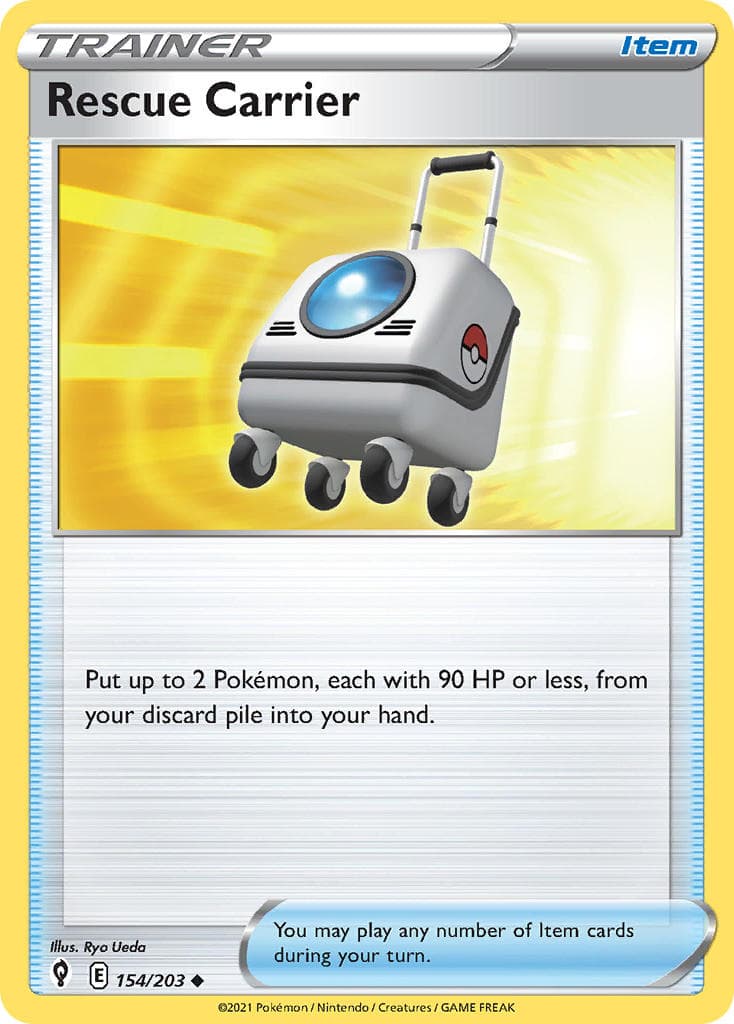 Rescue Carrier — Evolving Skies Pokémon card