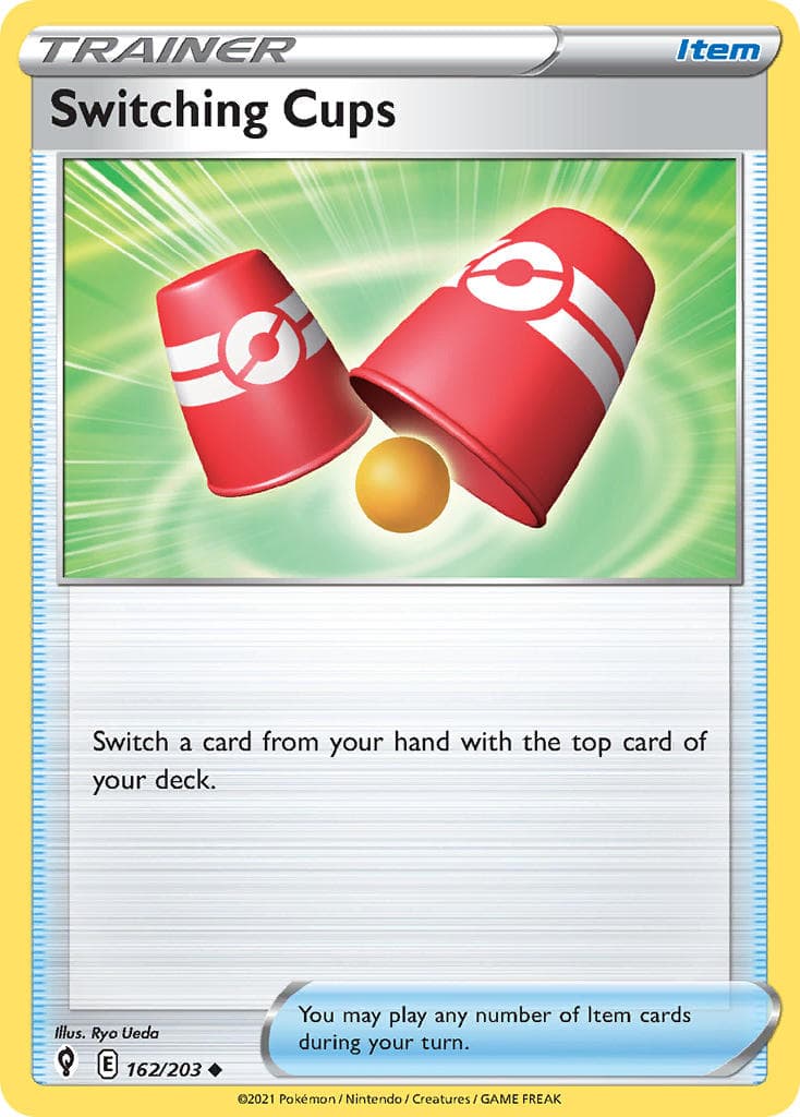 Switching Cups — Evolving Skies Pokémon card