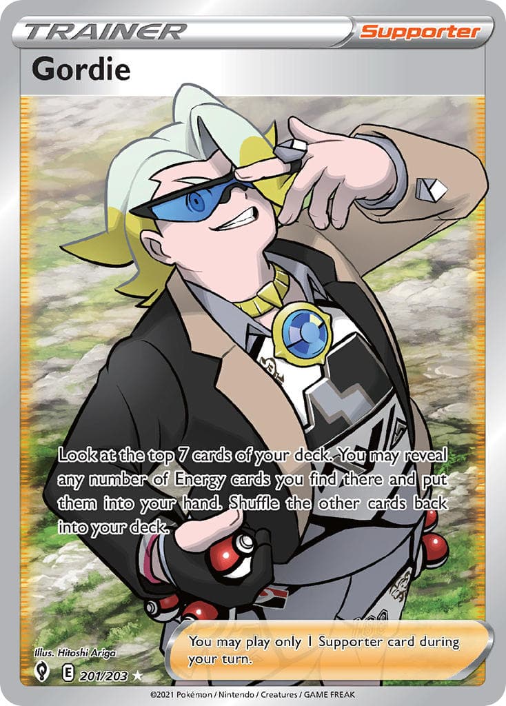 Gordie — Evolving Skies Pokémon card