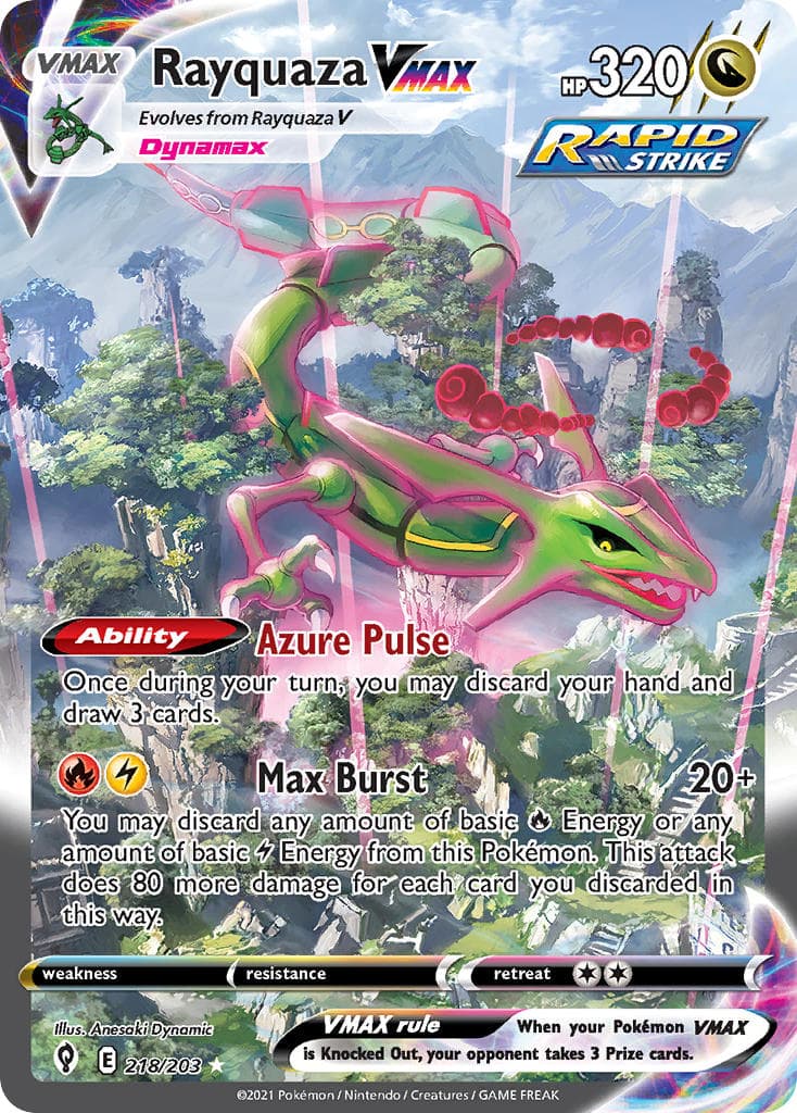 Rayquaza Vmax — Evolving Skies