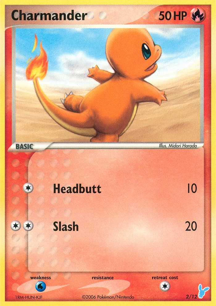 Charmander — Ex Trainer Kit Minun