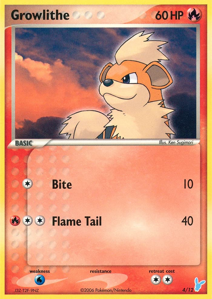Growlithe — Ex Trainer Kit Minun