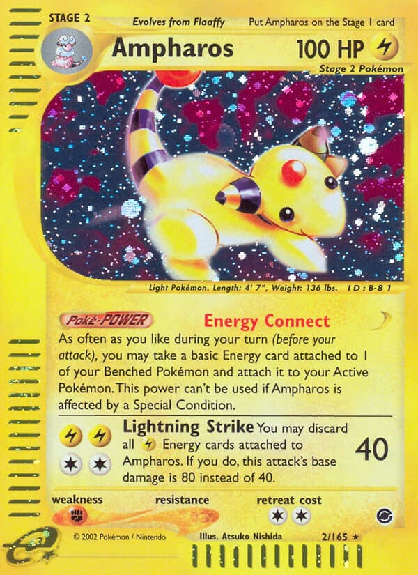 Ampharos — Expedition Pokémon card