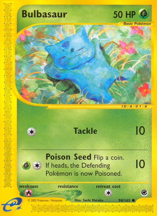 Bulbasaur — Expedition Pokémon card
