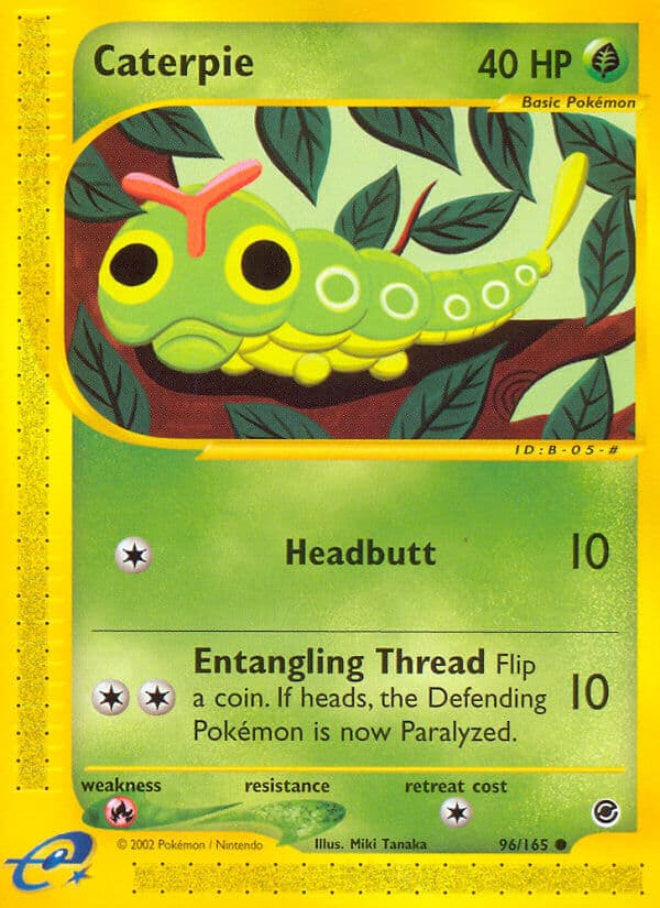 Caterpie — Expedition Pokémon card