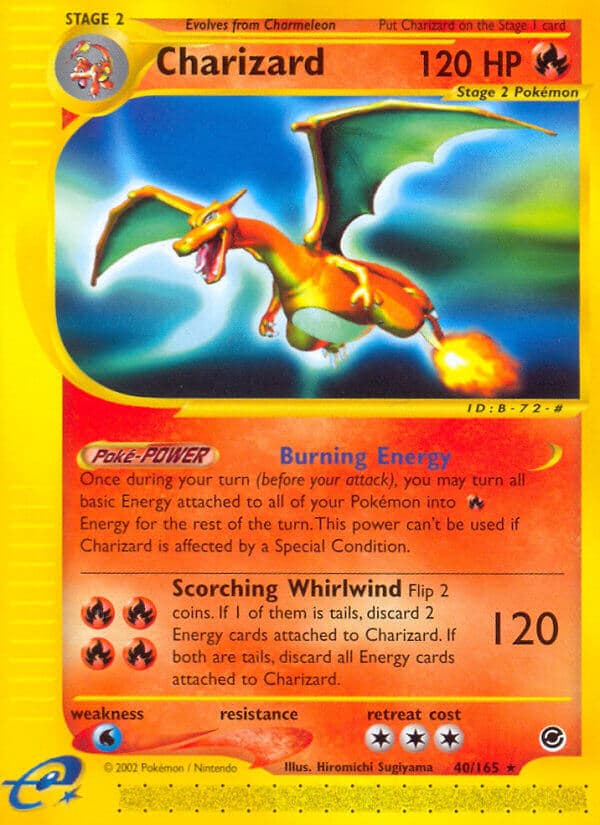 Charizard — Expedition Pokémon card