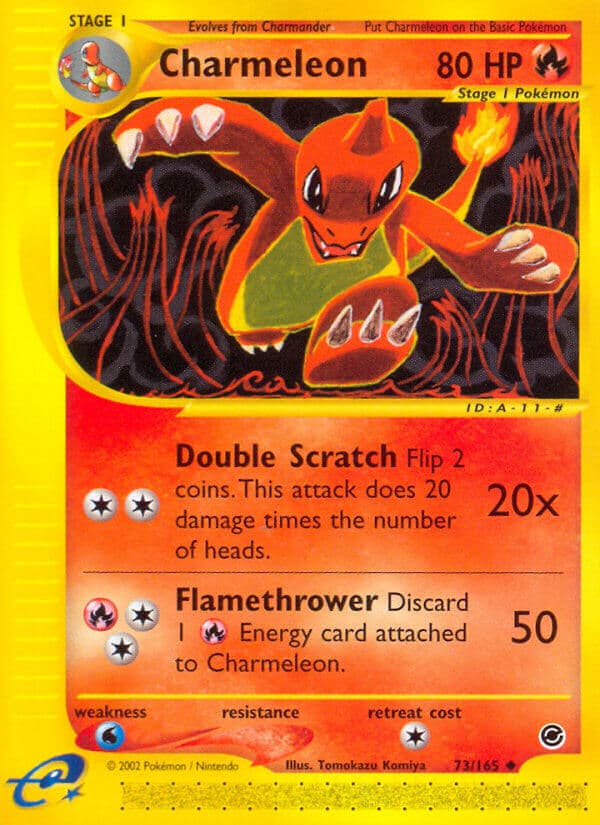 Charmeleon — Expedition Pokémon card