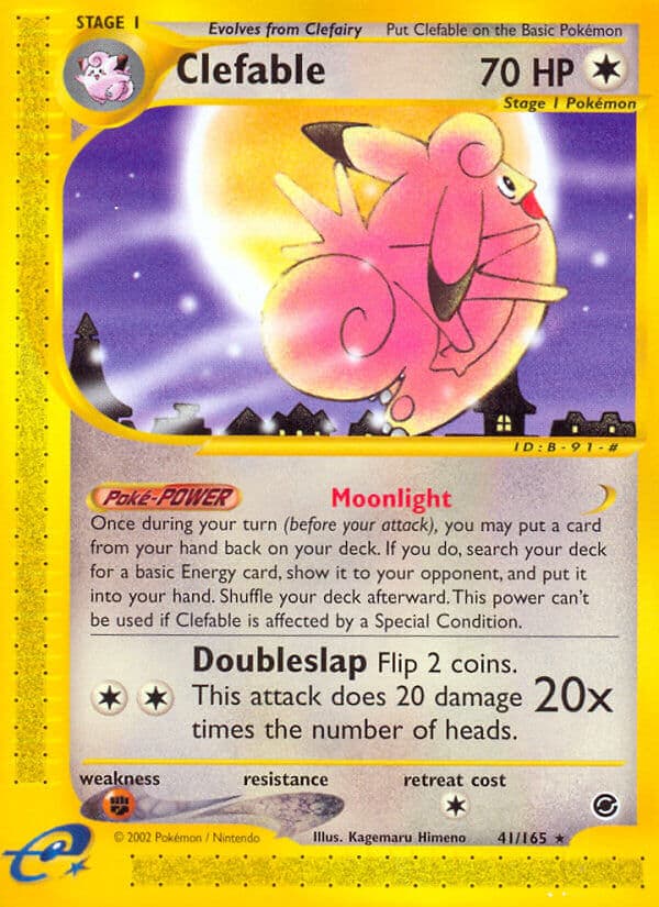 Clefable — Expedition Pokémon card
