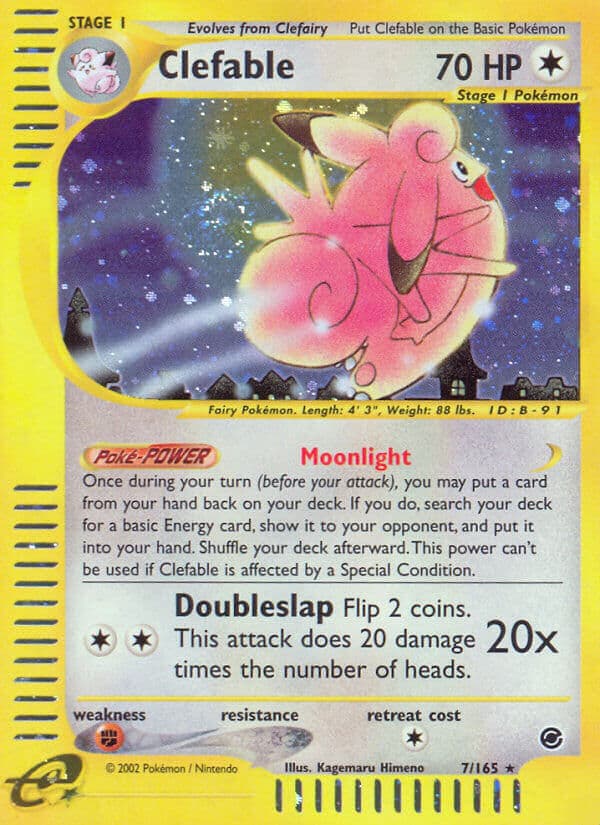 Clefable — Expedition Pokémon card
