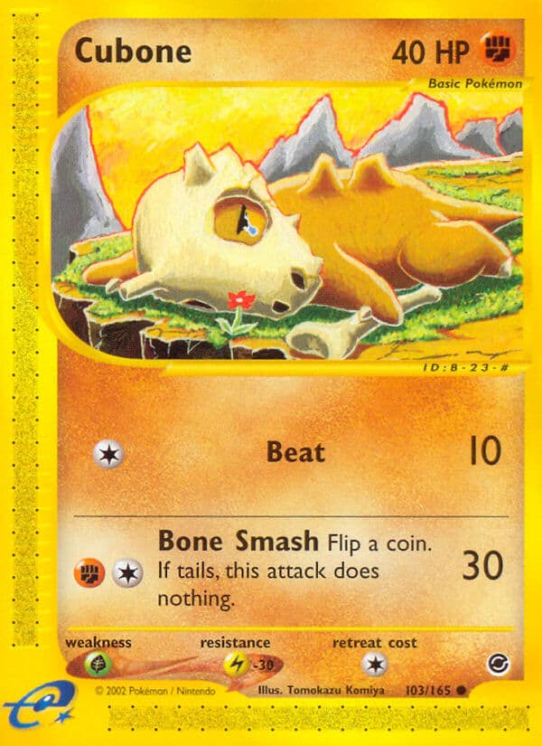 Cubone — Expedition Pokémon card