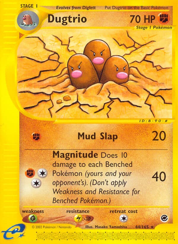 Dugtrio — Expedition Pokémon card