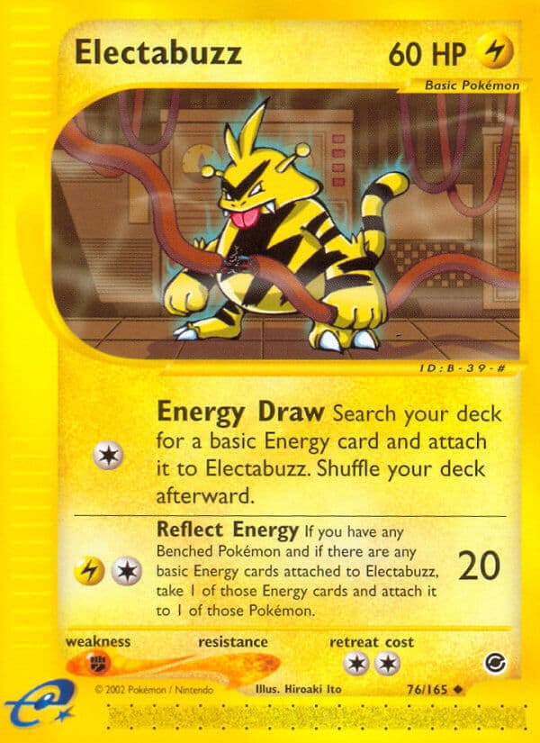 Electabuzz — Expedition Pokémon card